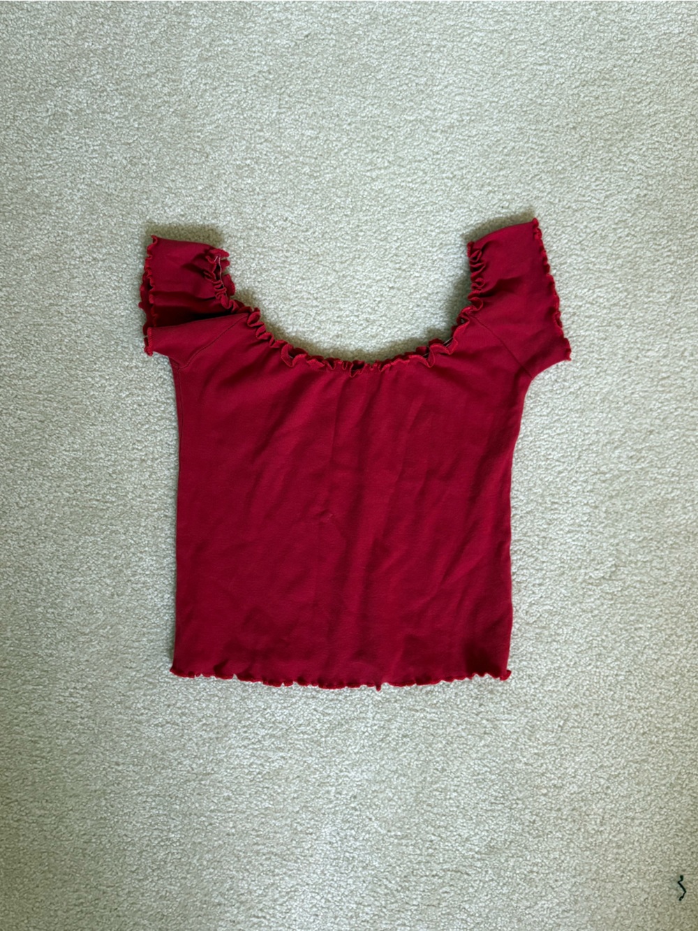 Red Strapless Brandy Mel Tube Top